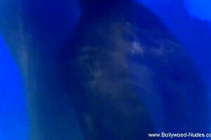 The pretty Asian girl cleans her body naked