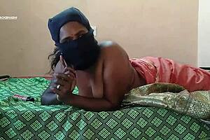 Aunt's Thirsty Smooth Pussy Gets Fingered And Sucked By Maid Wife