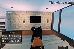 desirable profile on roblox for lesbians only, featuring big asses