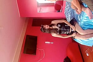 teen latina cop licks and gets doggystyle fuck