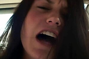 Brunette Slut Threesome Anal Fucking