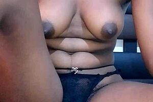 African beauty fucked hard until she cums in intense session.