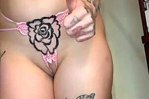 Hot Brunette Plays With Ass And Pussy, Squirting!