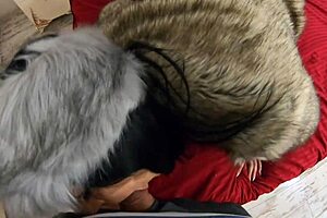 Preview-Milfycalla- Masturbating While Wearing Fur Coat And Shiny High Heels 205