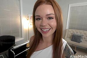 secretary fucks her boss in the office to save her job