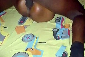 African passionate sex in blue films