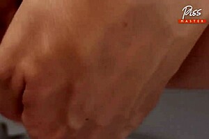 Old milf dominates with golden rain pissing and face sitting