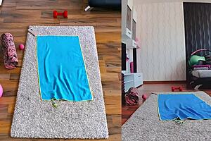 i crave that wet curvy milf ass during naked workout