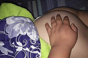 friend's mom lies on my bed