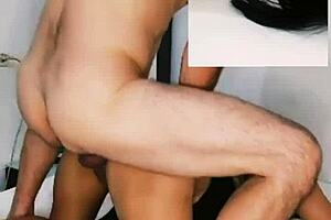 Cum while looking at my face and big ass in this double pleasure