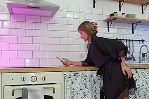 You remove the butt plug and fill her with your cock