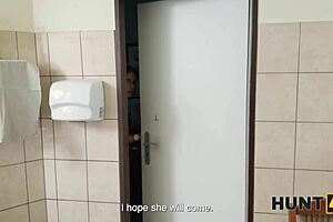 Hunt4k Hunter Found A Pretty Petite 18+ Babe Ara Mix In A Cafe And Showed Her Real Sex In The Toilet 😘