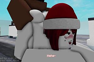 Red-Haired Whore Receives Big Black Cock Treatment