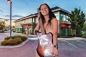 Stripping And Masturbating In The Parking With Agarabas And Olpr