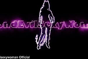 Mature blonde gets sexy in hot dress