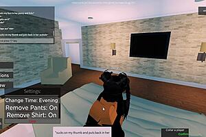 desirable profile on roblox for lesbians only, featuring big asses