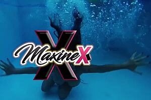 Sara Jay Inserts Purple Dildo Into Maxine X's Wet Orifice