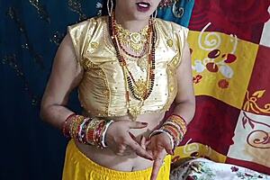 Indian Model Bhabhi Licks Pussy During Dirty Anal Creampie.