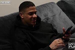 All American college jock fucks tight Latina pussy doggystyle