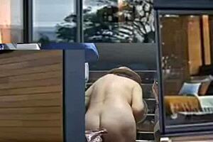 I-I got this homemade update with trans feet and ass, it's so retro and fun!