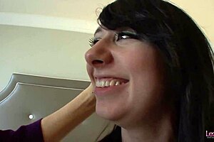 Meeting at the porn convention, the inexperienced lesbian asks the milf for tips on licking a pussy. Emotions run high as they explore 69 and cunilingus.