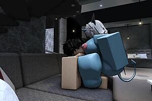 Having Rough Roblox Sex With Hot Demon!