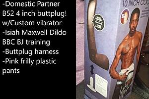 Sissy Prepares For Selfbondage With Buttplug And Dildo