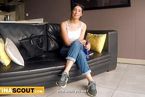 i sucked that big white cock after a seductive massage in the audition, oops