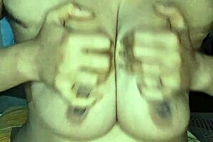 Desi hot Alisha Bhabhi love masturbation fun with juicy huge tits.