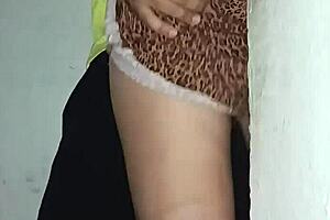 forbidden sex with mother-in-law on the stairs