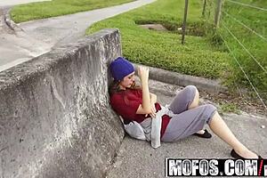 Jade Nile Feels Excited During Anal Encounter With Pervs On Patrol