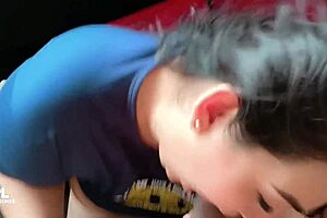 la puta de mi madrastra siempre sabe como ponerme cachondo with cum on tits not sister mommy big tits ass huge asshole cum in mouth masturbation roommate