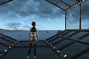 in the world of fallout 4, a fashion exhibition showcases unique outfits