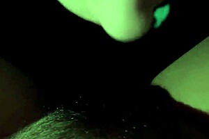 my stepsister greedily licks my hairy pussy 😋