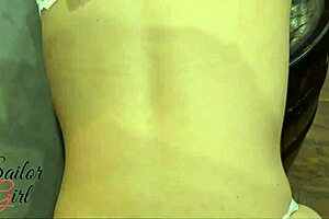 Sailor Girl Hotwife Twerks and Fucks in Motel