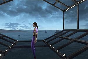 in the world of fallout 4, a fashion exhibition showcases unique outfits