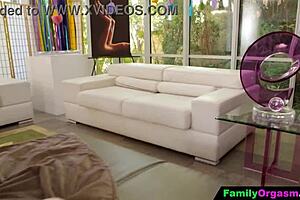 Watch these bunny stepsisters scissoring and getting wet? Their moaning orgasms are cheating on the bed!