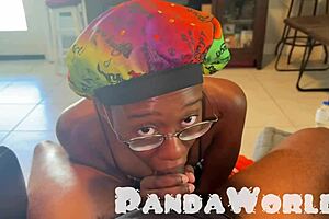 Ghetto bonnet ebony whore worships my bbc