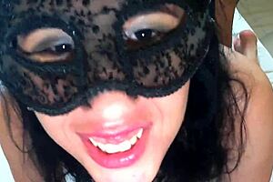 this married girl finally gets two cocks in her mouth