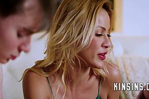 Scarlet's Womanhood Training By Family In Taboo 4some Session!