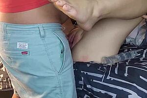 dildo fucking my 18 year old stepdaughter while wife is at the spa