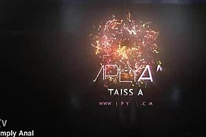 Sexy Taissia Bends Over for Doggystyle Assfucking, Then Eats Cum from Face Fucking