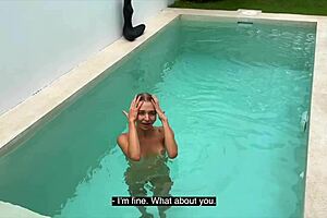 being the poolboy means rough riding and moaning