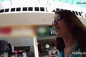 i seduced a stunning czech chick in the hypermarket and shagged her in pov