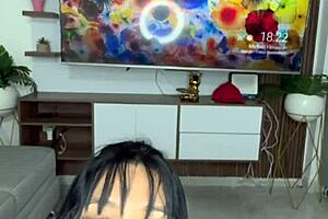 I'm A Beautiful Latina Playing With My Big Ass And Fake Tits Using Dildos