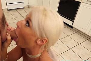 stepmom london river needs a ride to work, swallowing big cock and riding it deep