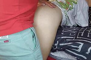 dildo fucking my 18 year old stepdaughter while wife is at the spa