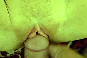 Amateur wife eagerly takes neighbor's cumshot creampie in her wet pussy, is this cheating?