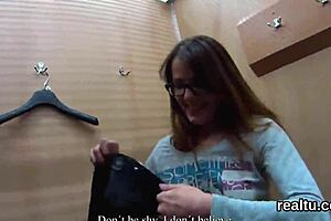 i seduced a stunning czech chick in the hypermarket and shagged her in pov