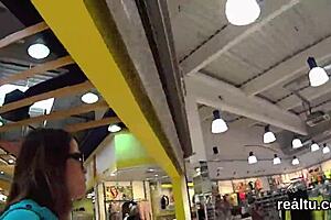 i seduced a stunning czech chick in the hypermarket and shagged her in pov